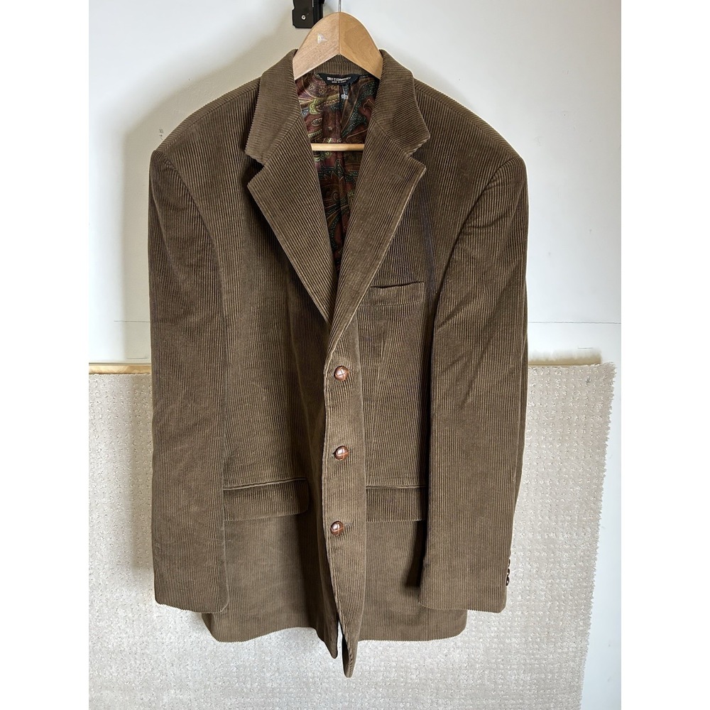 POLO RALPH LAUREN Men's Sz US 46L Brown Corduroy Blazer Jacketβ